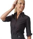 CAMICIA MARIA MANICA 3/4 (COL. NERO)