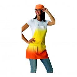 PARANNANZA CON PETTORINA (COL. SFUMATO ARANCIO e GIALLO)