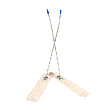 SCOPA FORBICE COMPLETA C/STAFFE LEGNO