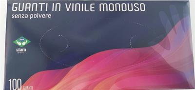 GUANTI VINILE SIAM TG.M 10CF 100PZ