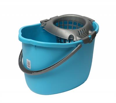 SECCHIO BLU OVALE C/STRIZZATORE 15L
